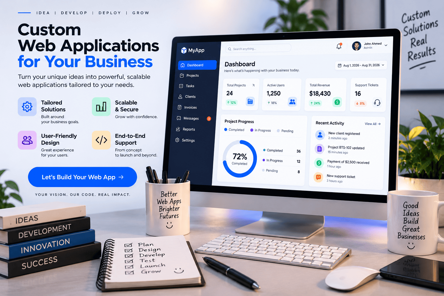 Custom Web Apps & SaaS